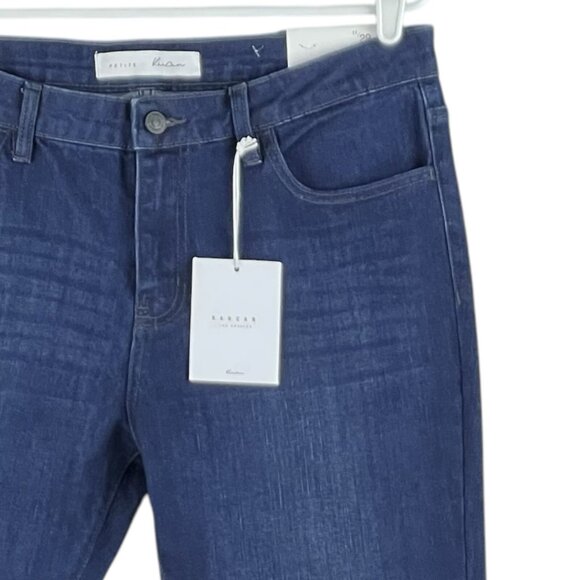 NWT Kancan Women's Blue Denim Jeans Size 11/29 Petite Flare Leg Stretch Mid Rise - Picture 7 of 14